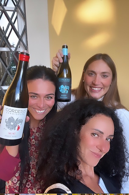 Valery and wine